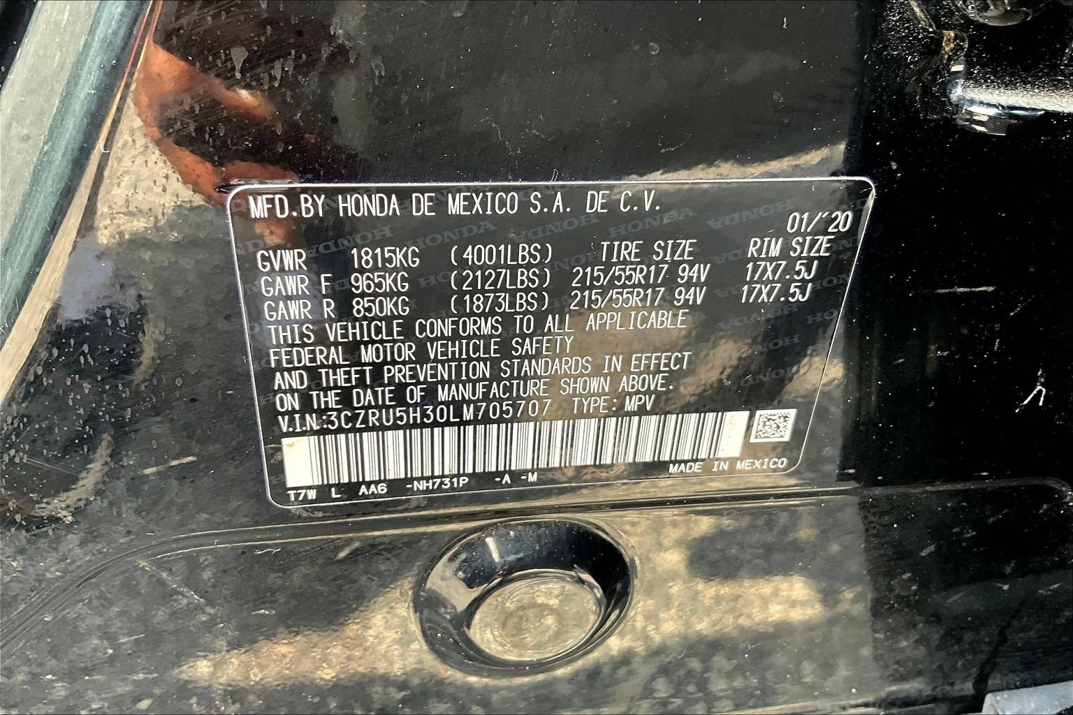Used 2020 Honda HR-V LX image 16