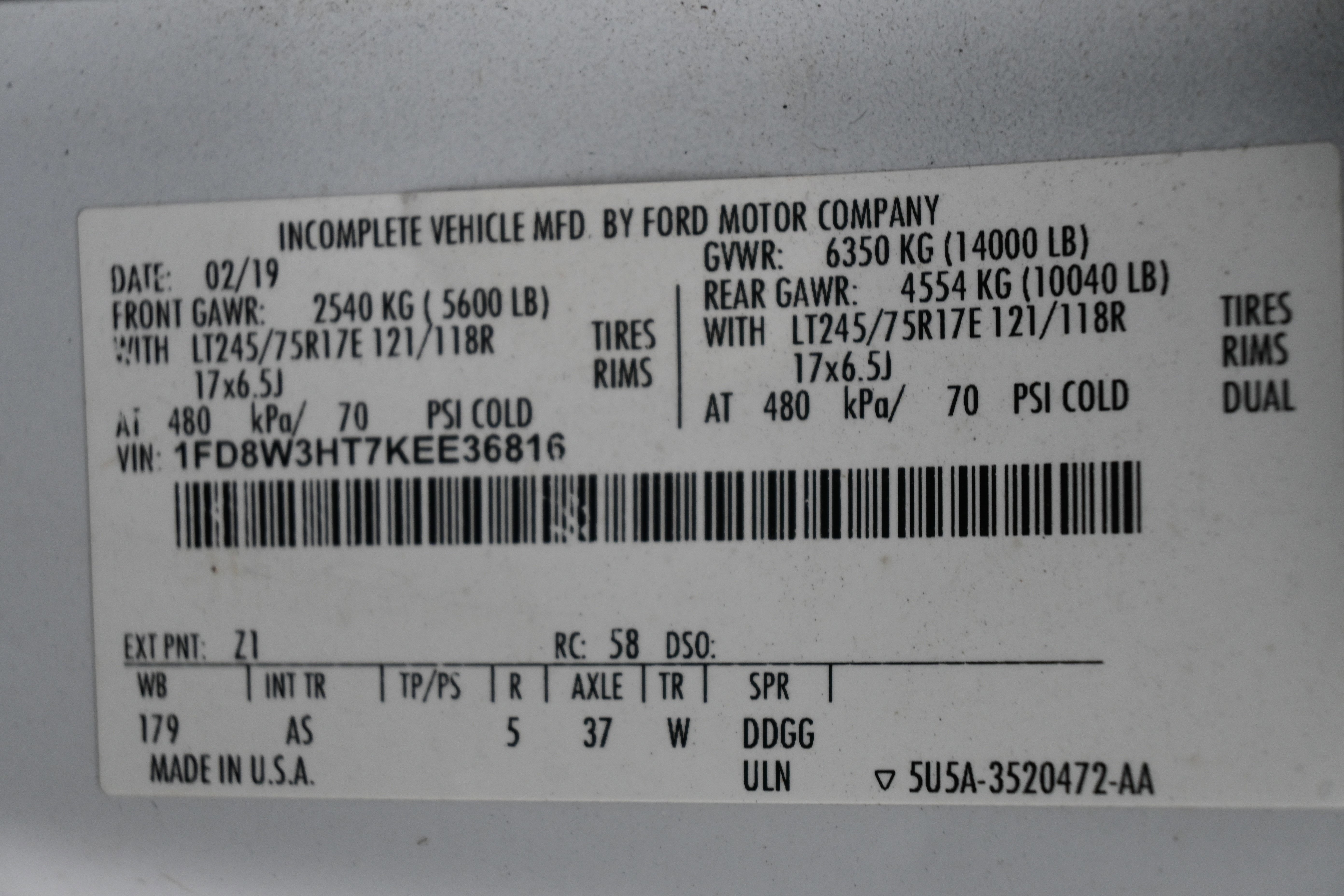 Used 2019 Ford F350 XL w/ Power Equipment Group image 37