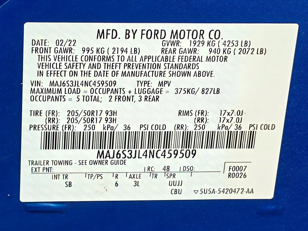Used 2022 Ford EcoSport SES AWD/4WD image 58
