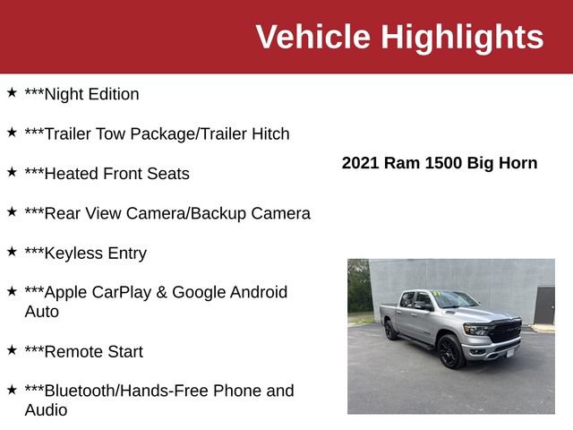 Used 2021 RAM 1500 Big Horn AWD/4WD image 10