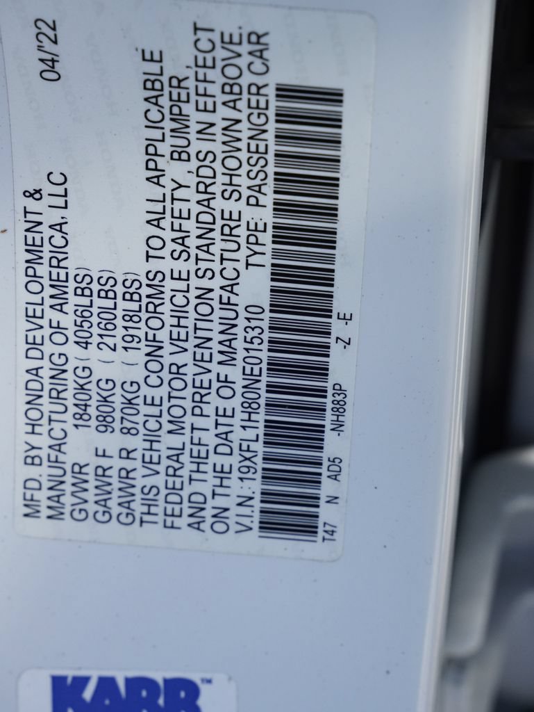 Used 2022 Honda Civic Sport Touring image 34