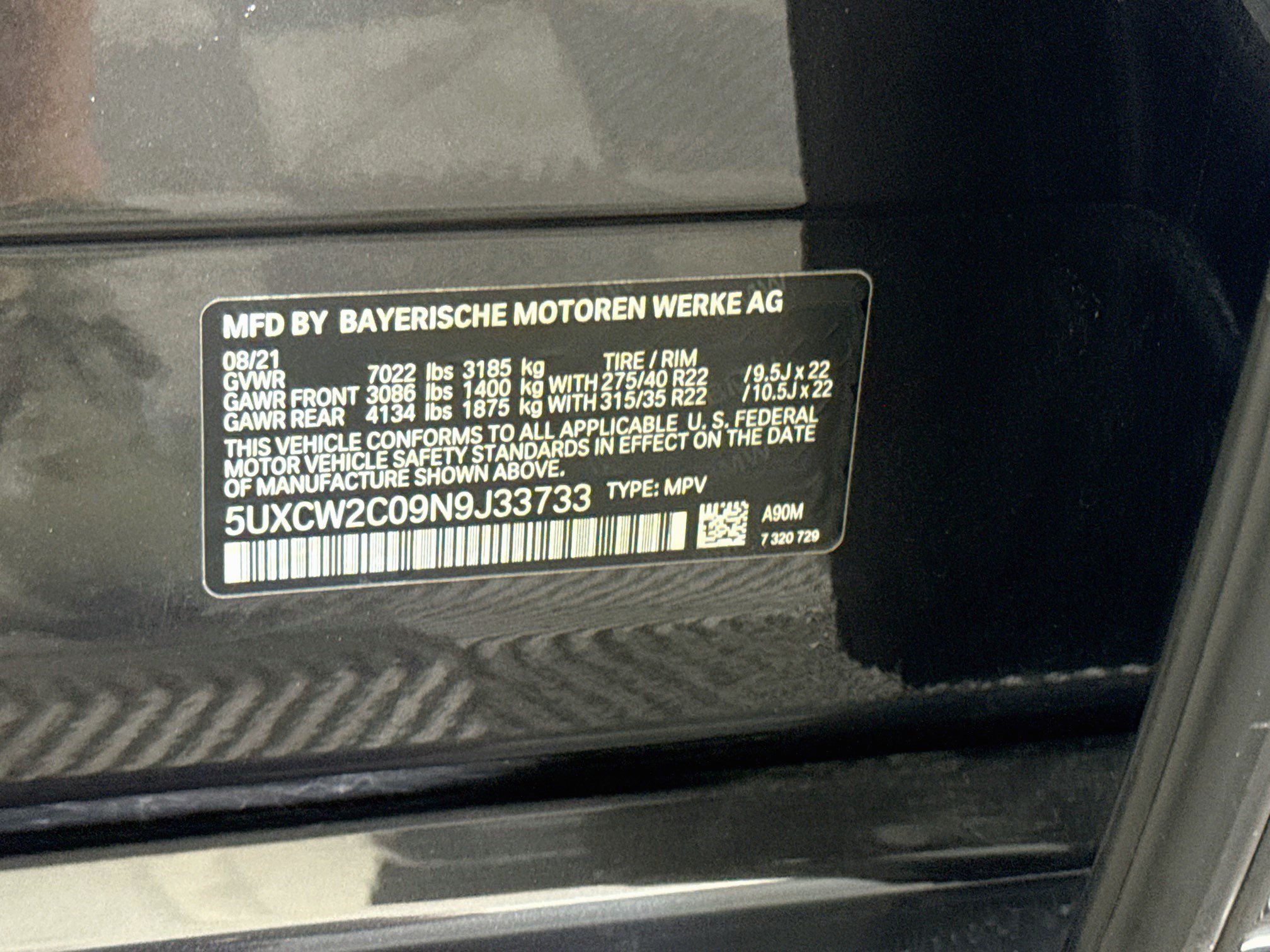 Used 2022 BMW X7 xDrive40i w/ Executive Package AWD/4WD image 39