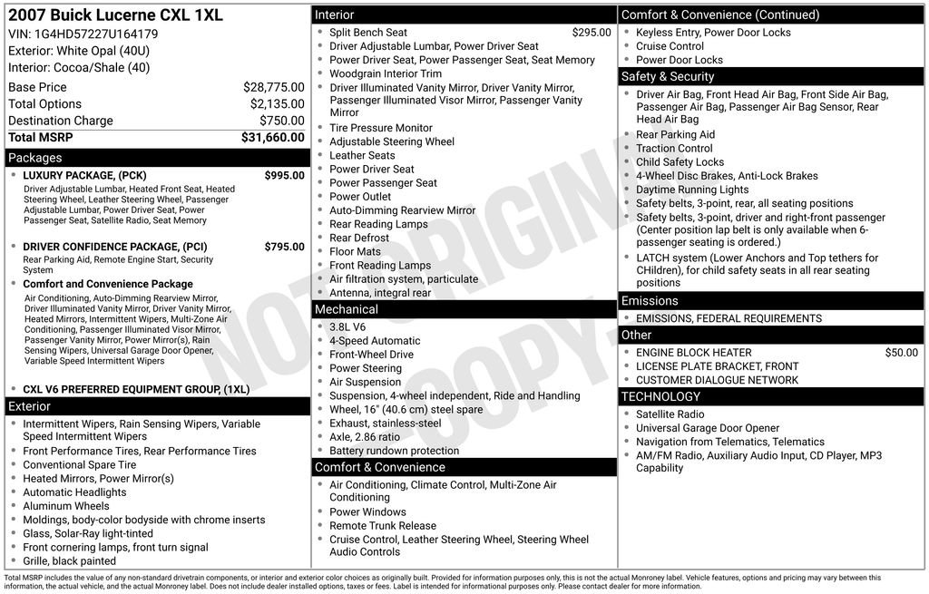 Used 2007 Buick Lucerne CXL w/ Luxury Package image 14