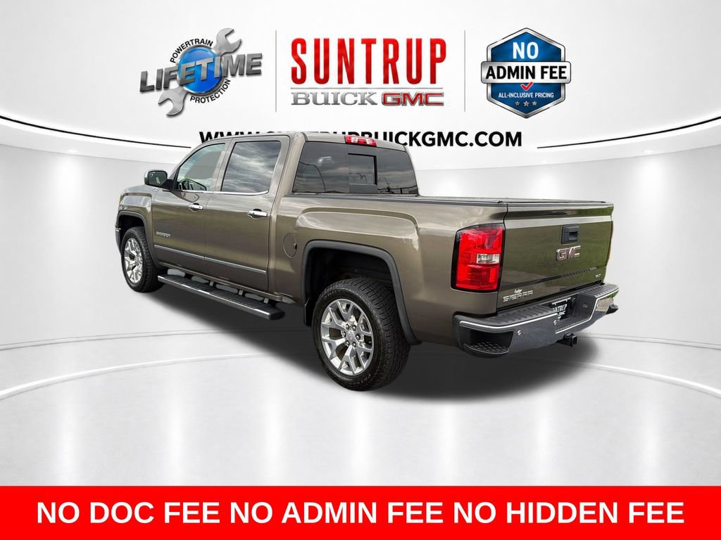 Used 2015 GMC Sierra 1500 SLT w/ SLT Crew Cab Value Package AWD/4WD image 4
