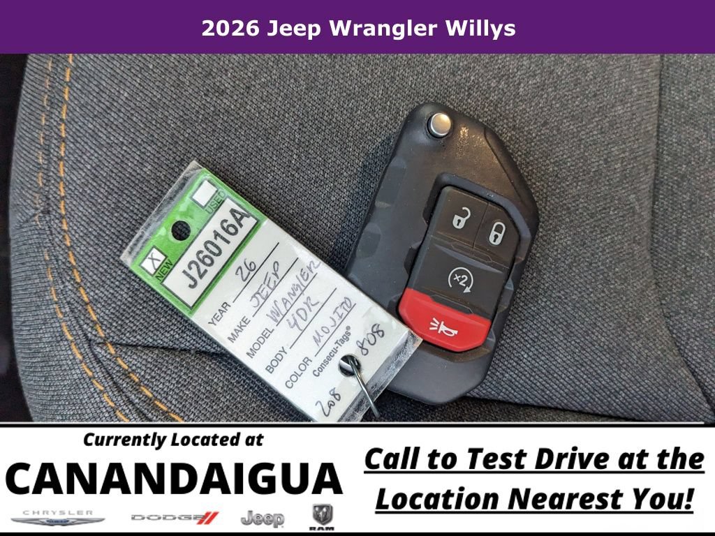New 2026 Jeep Wrangler Unlimited Sport AWD/4WD image 34