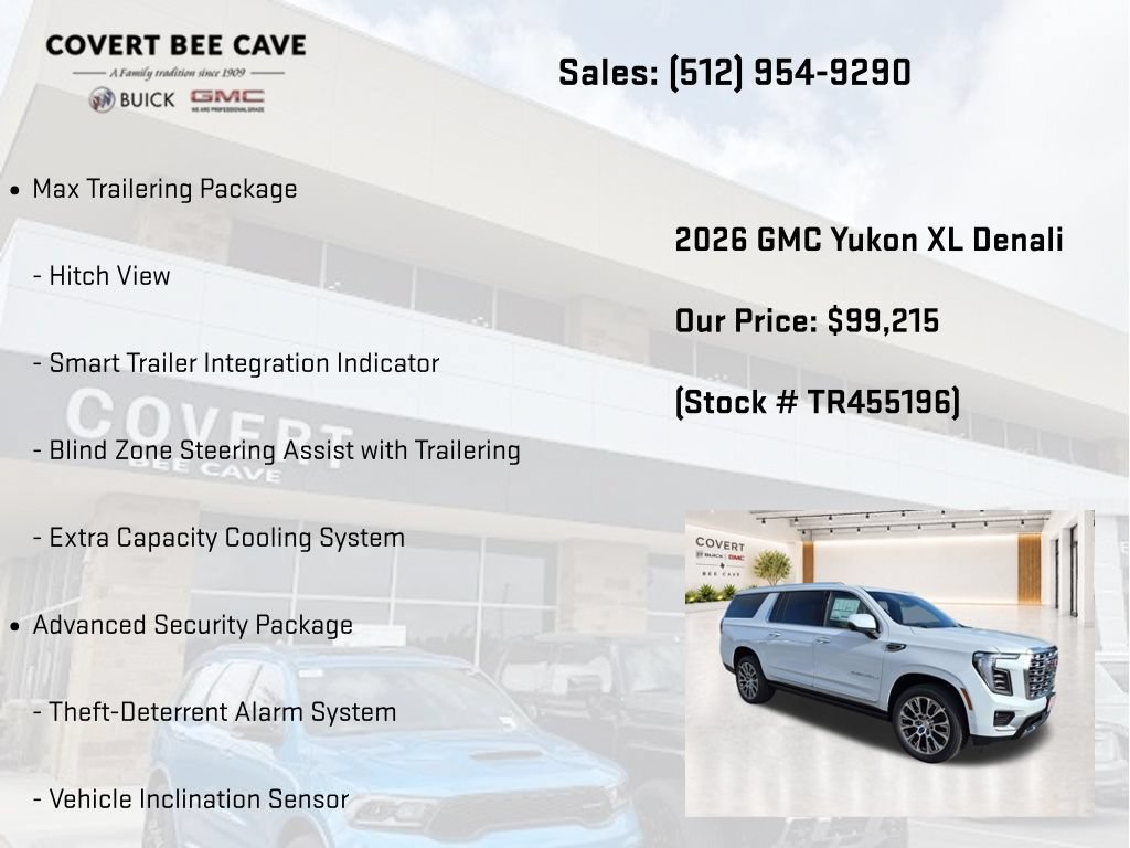 New 2026 GMC Yukon XL Denali w/ Denali Reserve Package AWD/4WD image 26