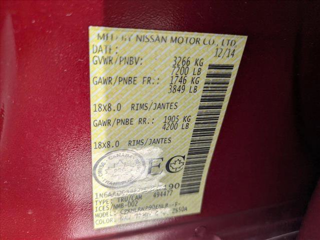 Used 2015 Nissan Titan SV image 15