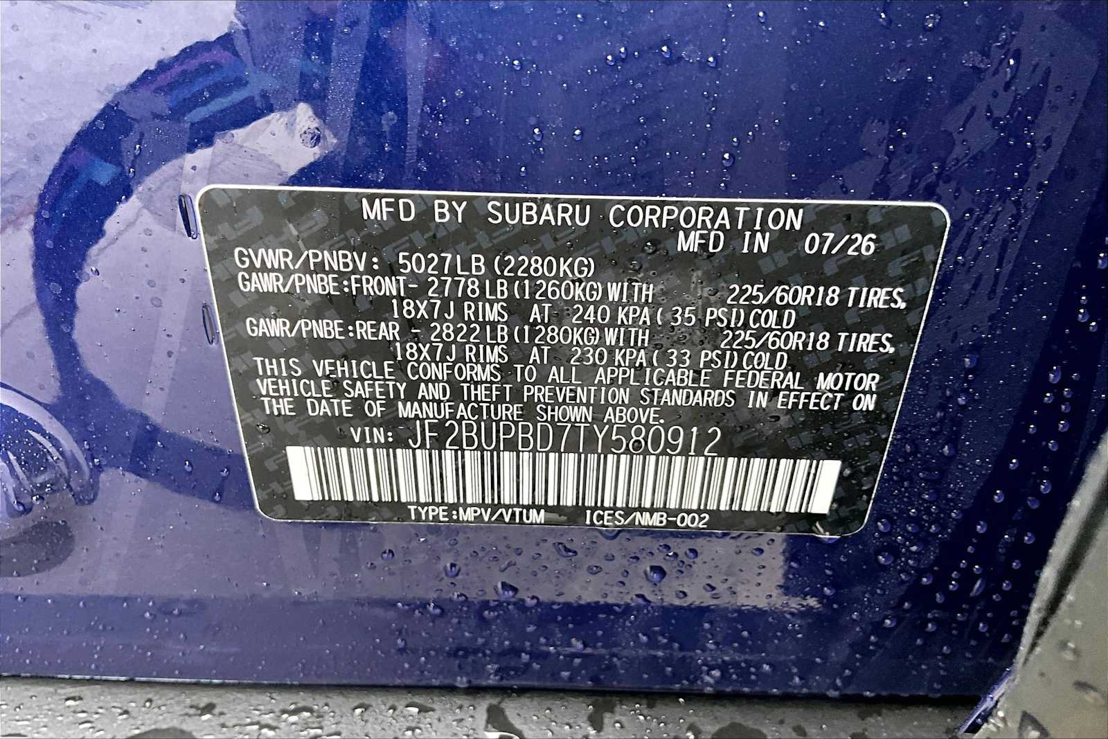 New 2026 Subaru Outback Premium AWD/4WD image 19