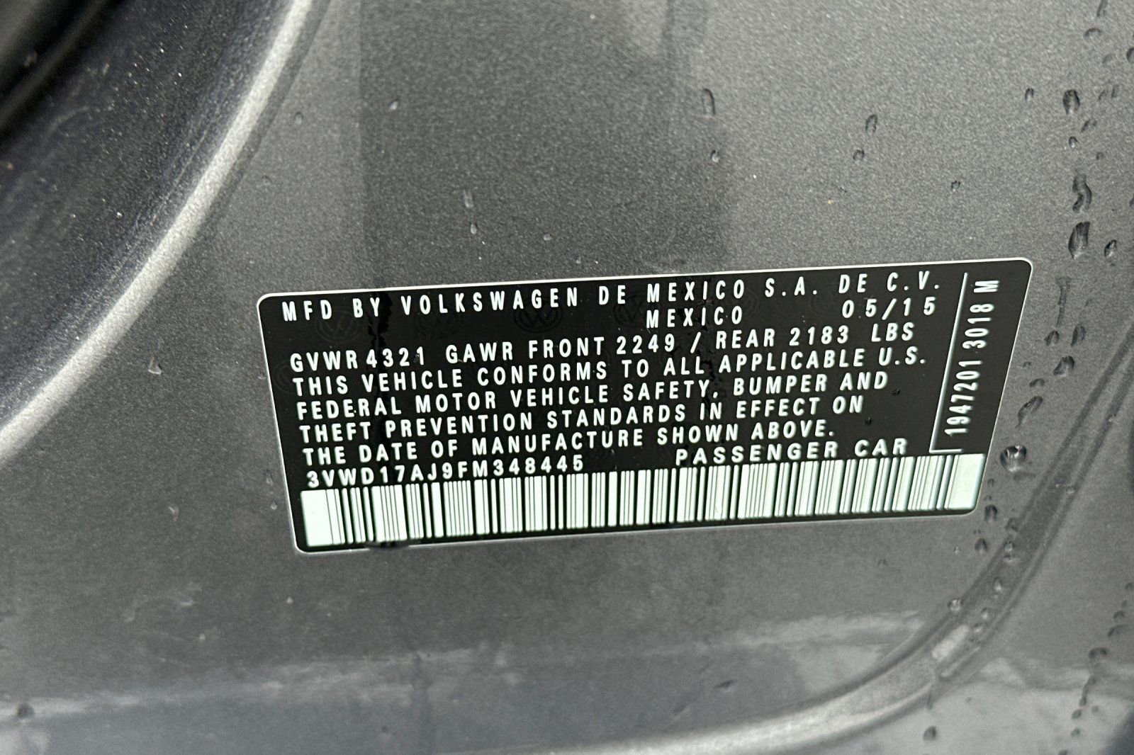 Used 2015 Volkswagen Jetta SE image 27