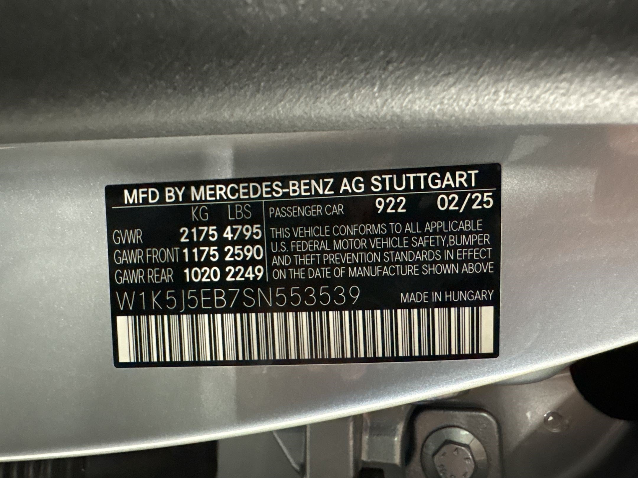 Certified 2025 Mercedes-Benz CLA 45 AMG 4MATIC image 24