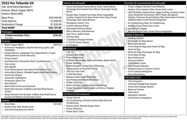 Certified 2022 Kia Telluride SX w/ Towing Package image 25