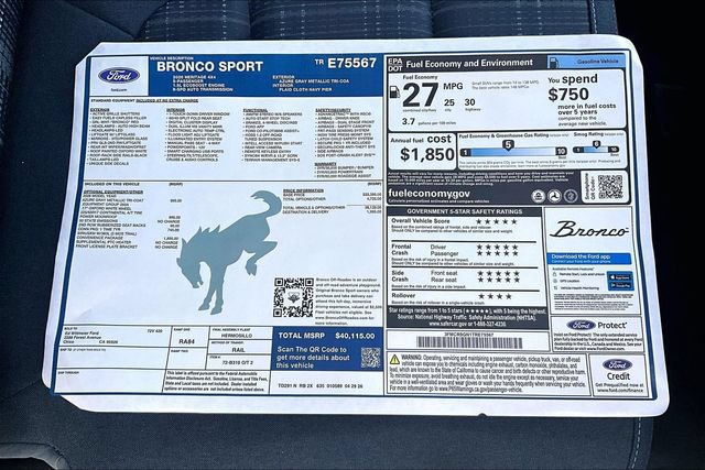 New 2026 Ford Bronco Sport Heritage w/ Convenience Package AWD/4WD image 13