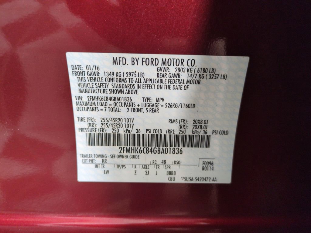 Used 2016 Ford Flex SEL w/ Equipment Group 202A AWD/4WD image 30