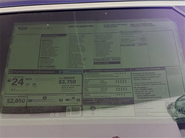 New 2025 Cadillac XT5 Luxury image 19
