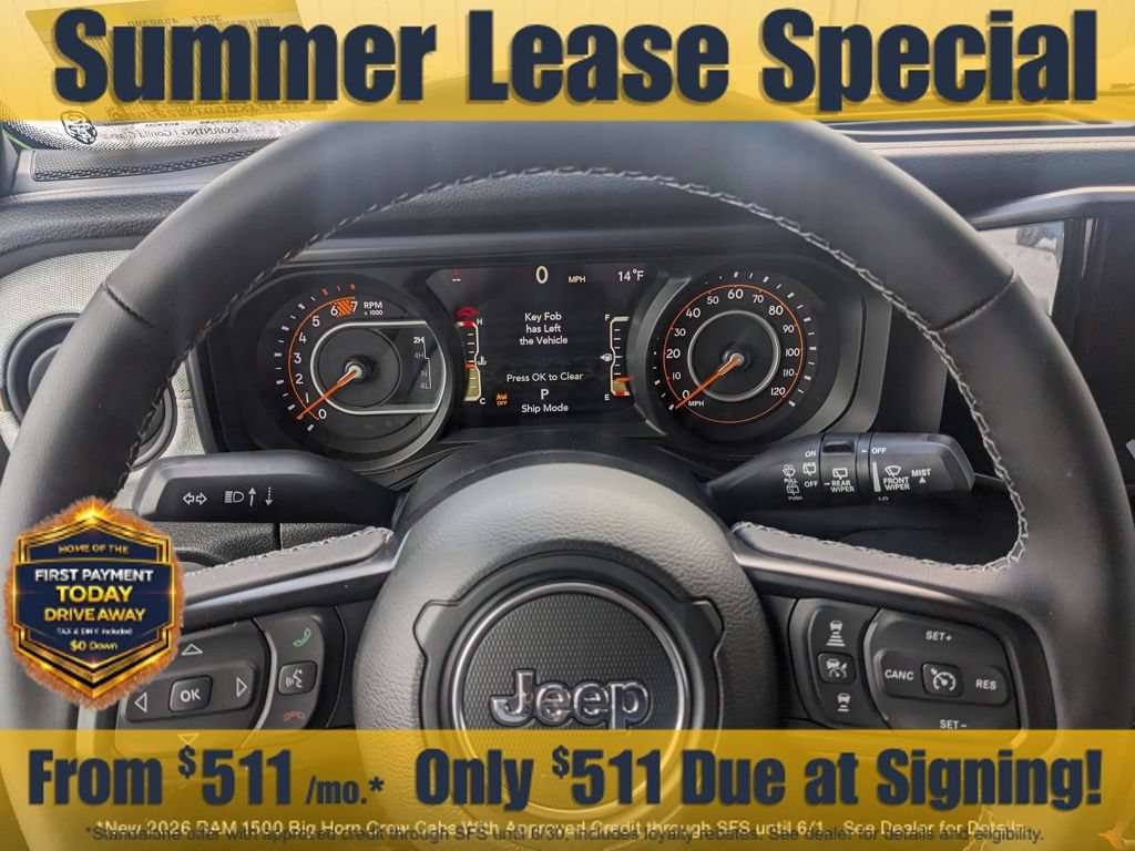 New 2026 Jeep Wrangler Unlimited Sport AWD/4WD image 15