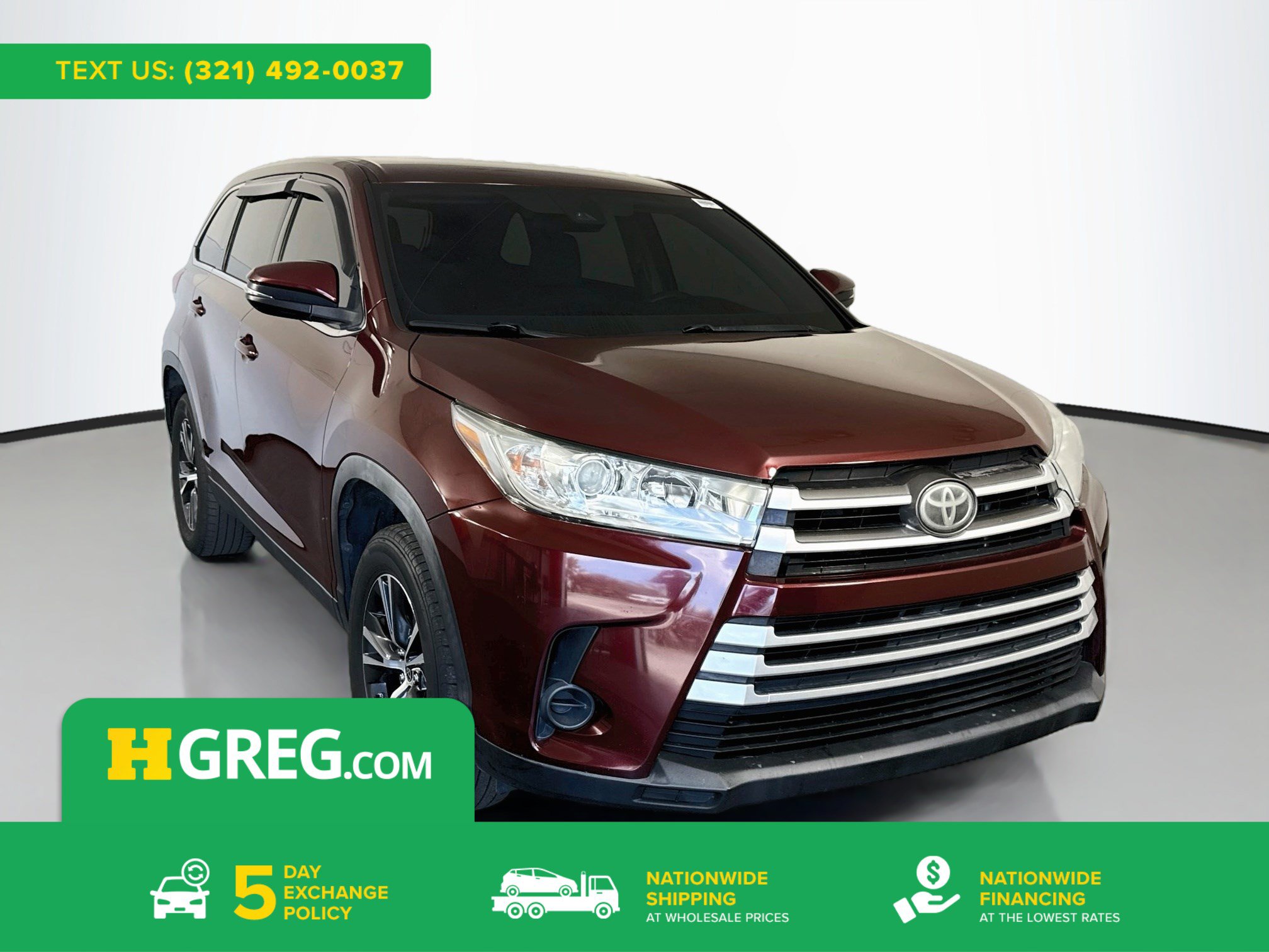 Used 2019 Toyota Highlander LE FWD image 1