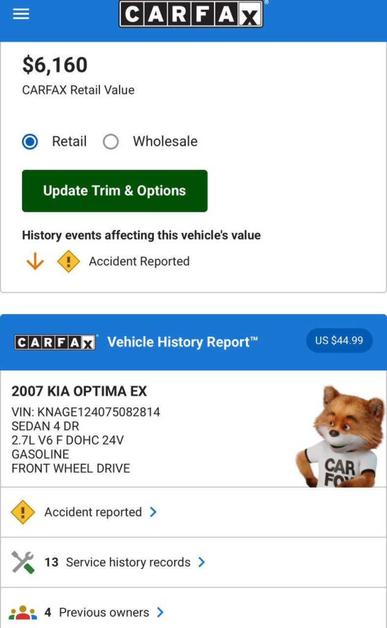 Used 2007 Kia Optima EX w/ Appearance Pkg image 17