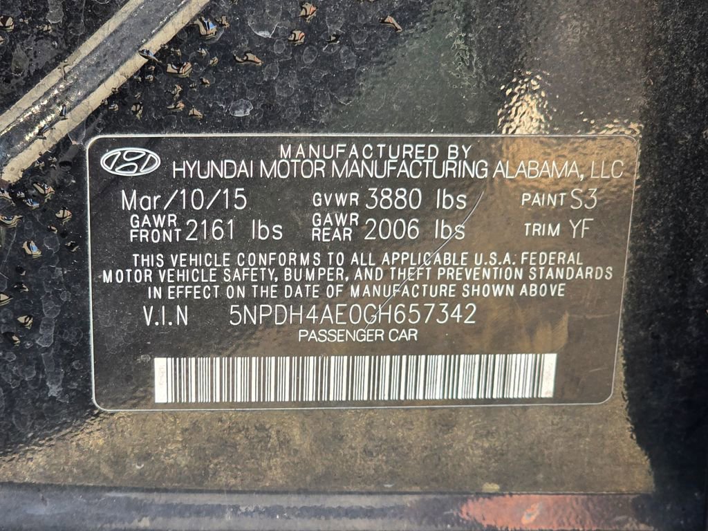 Used 2016 Hyundai Elantra SE w/ Option Group 02 image 23