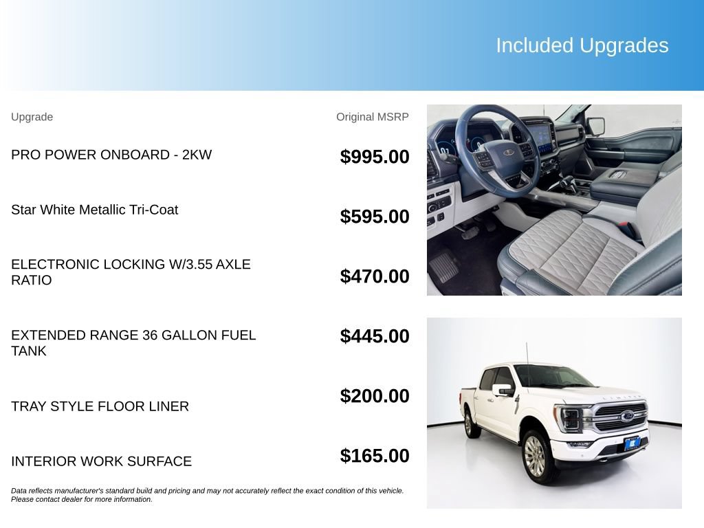 Used 2021 Ford F150 Limited AWD/4WD image 5
