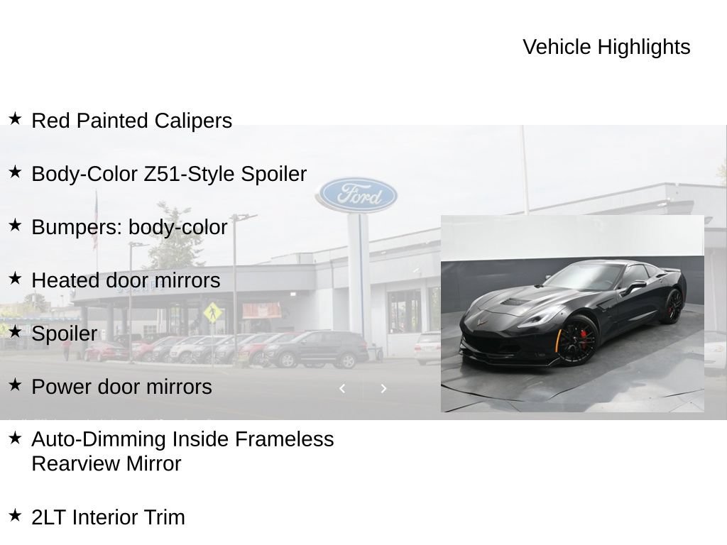 Used 2015 Chevrolet Corvette Stingray Coupe w/ 2LT Preferred Equipment Group RWD image 27