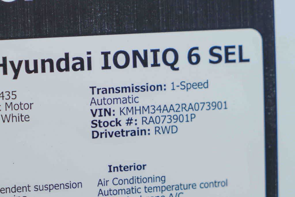 Used 2024 Hyundai Ioniq 6 SEL RWD image 28