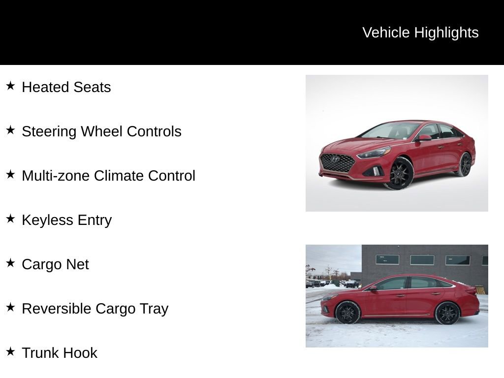 Used 2018 Hyundai Sonata Limited w/ Cargo Package image 11