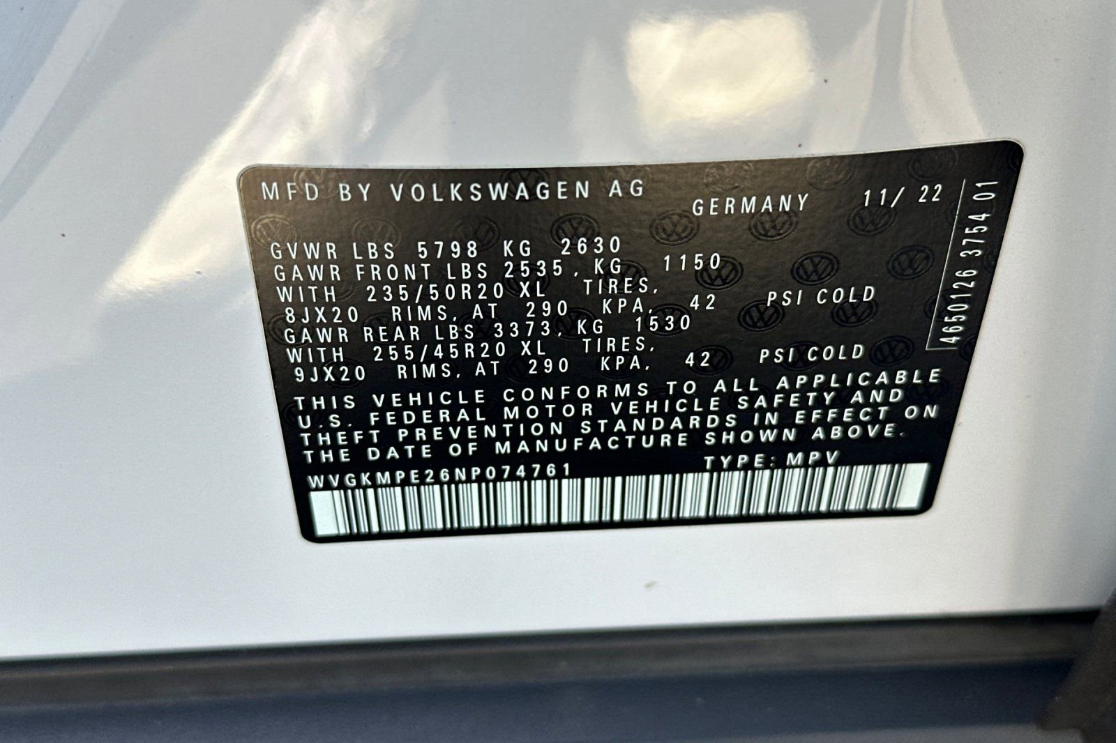 Used 2022 Volkswagen ID.4 Pro S w/ Gradient Package RWD image 29