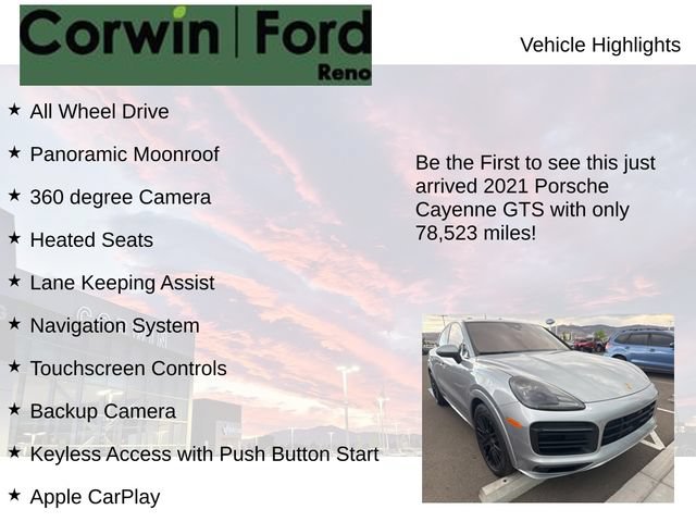 Used 2021 Porsche Cayenne GTS AWD/4WD image 4