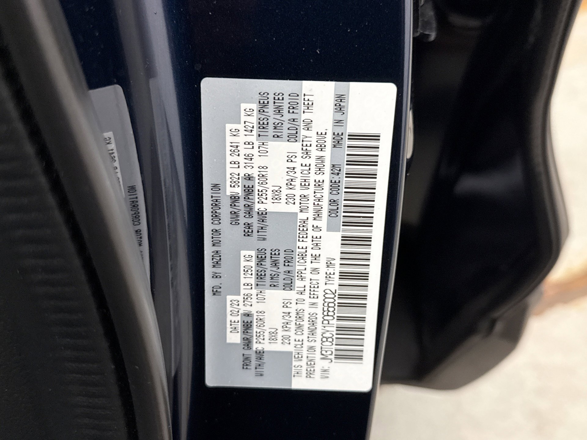 Used 2023 MAZDA CX-9 Touring AWD/4WD image 12