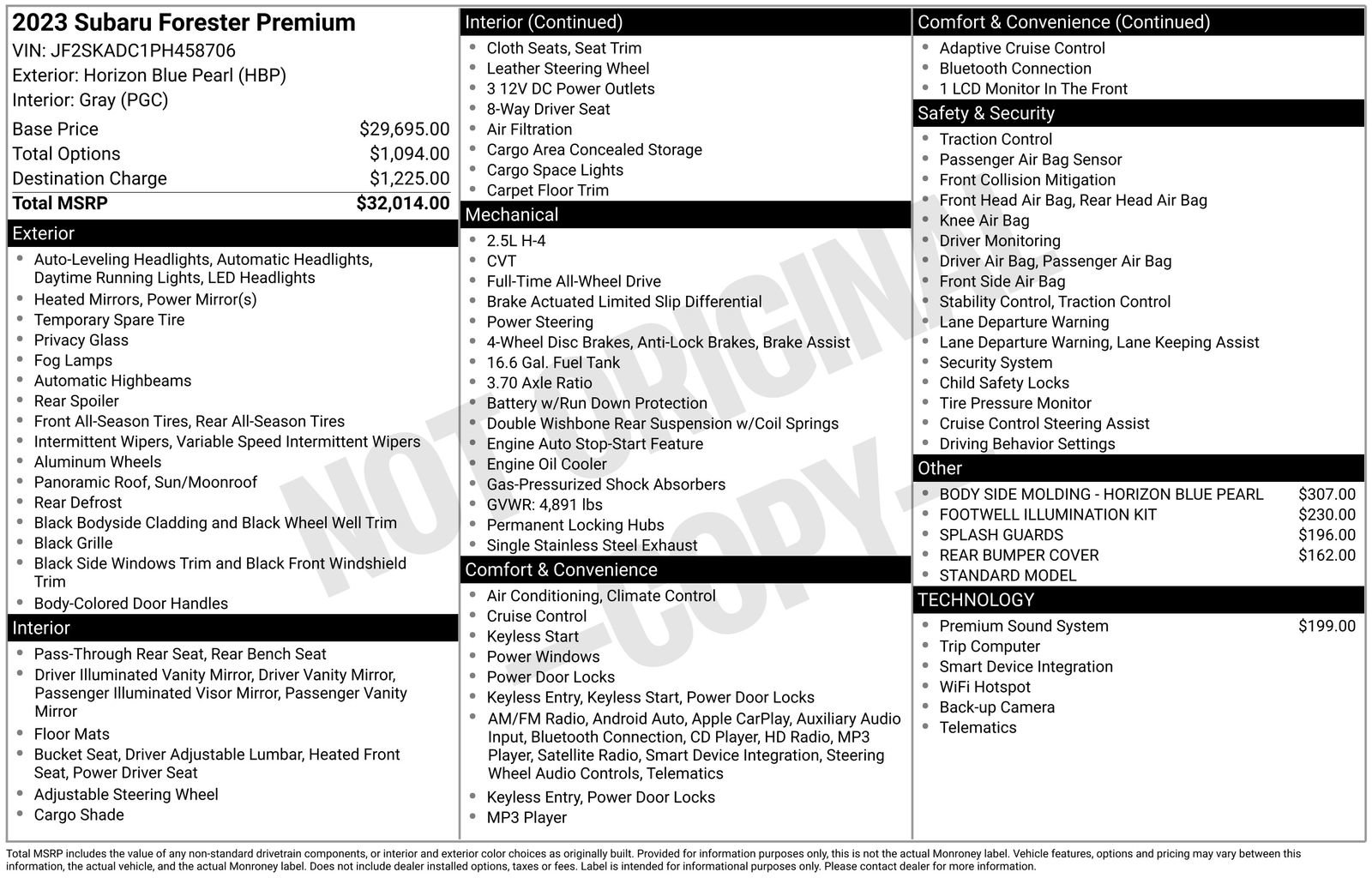 Certified 2023 Subaru Forester Premium image 22