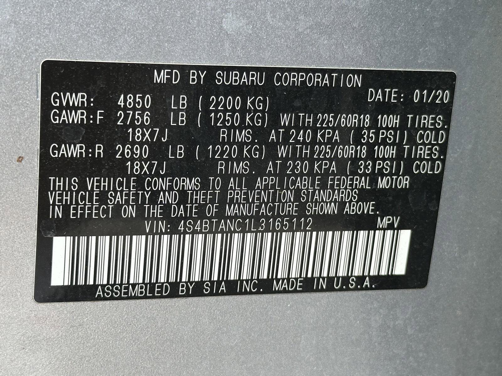 Used 2020 Subaru Outback Limited w/ Popular Package #2 AWD/4WD image 15