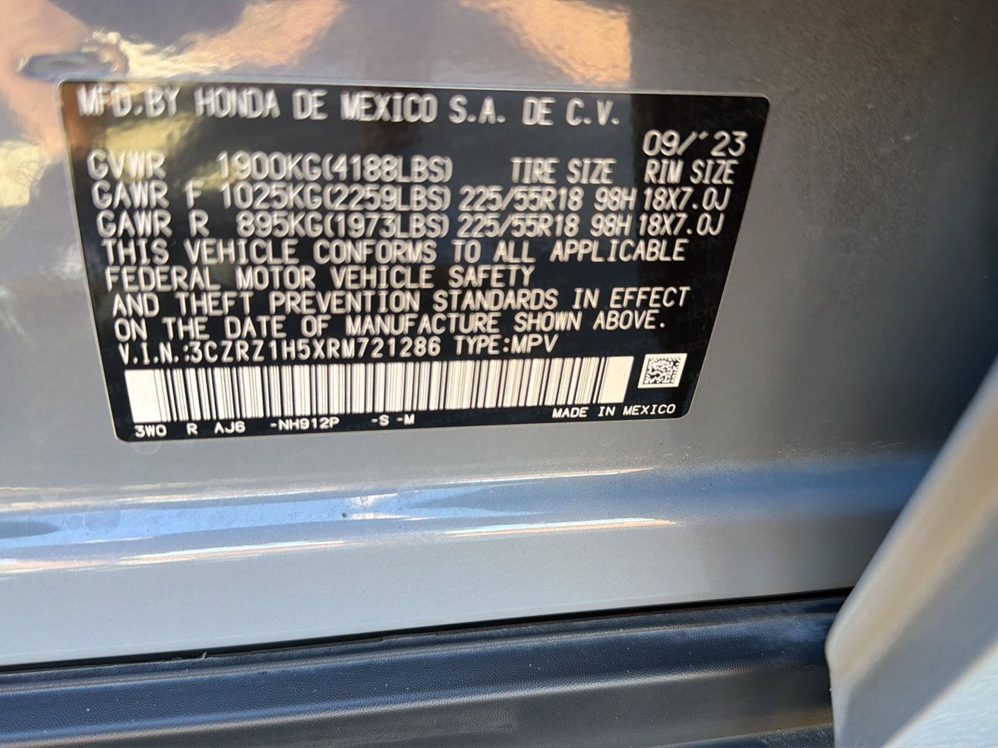 Used 2024 Honda HR-V Sport image 39