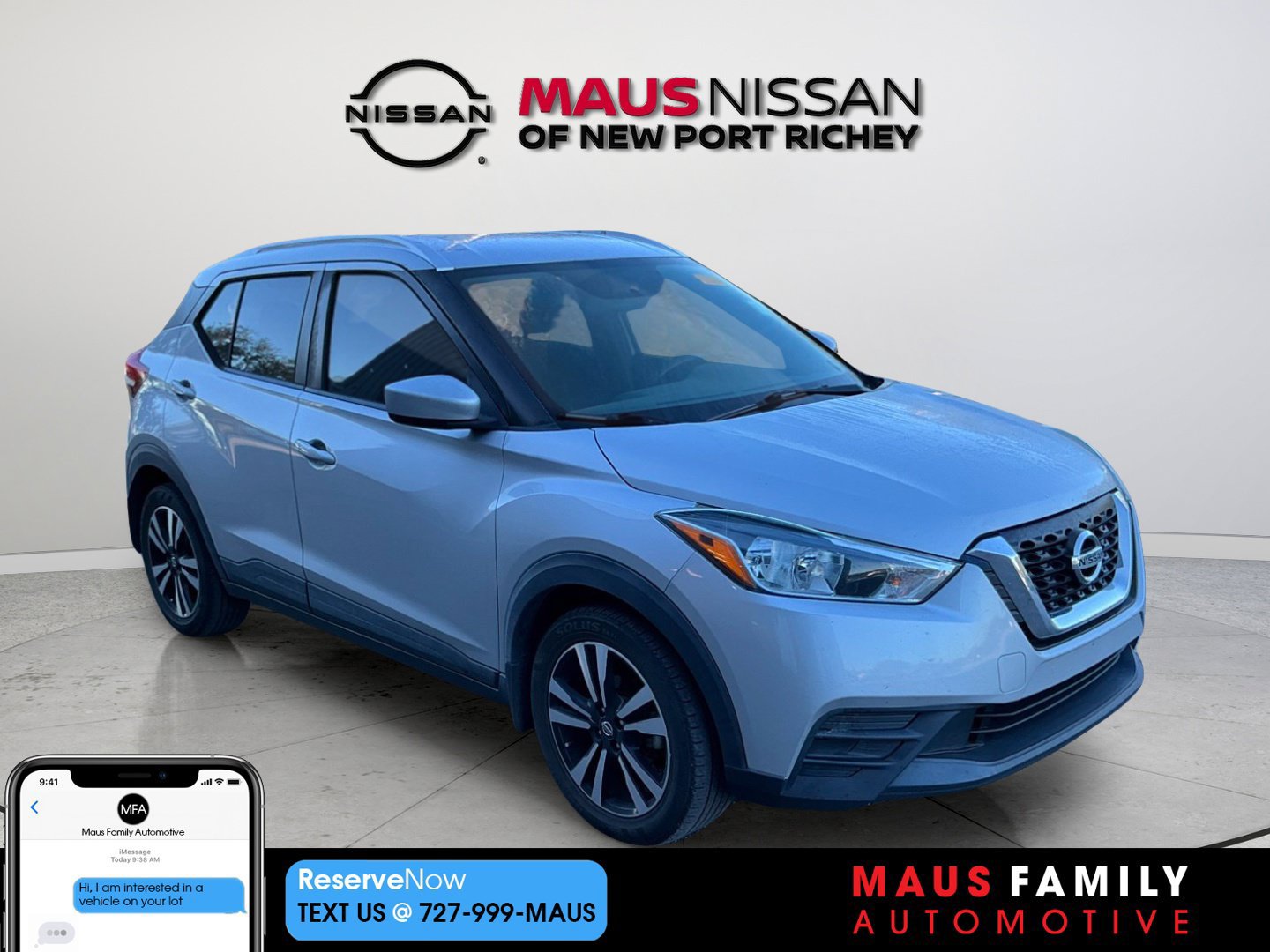 Used 2019 Nissan Kicks SV w/ Exterior Electronics Package FWD image 1