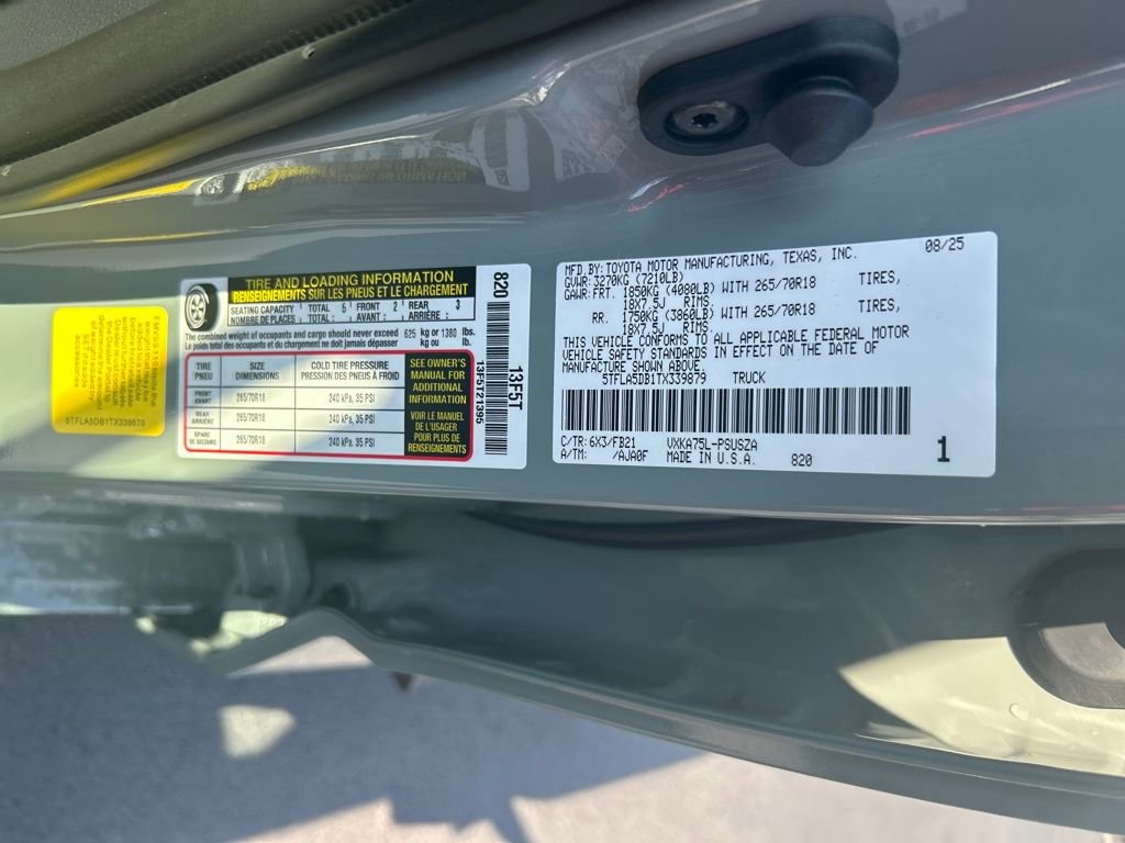 New 2026 Toyota Tundra SR5 image 21
