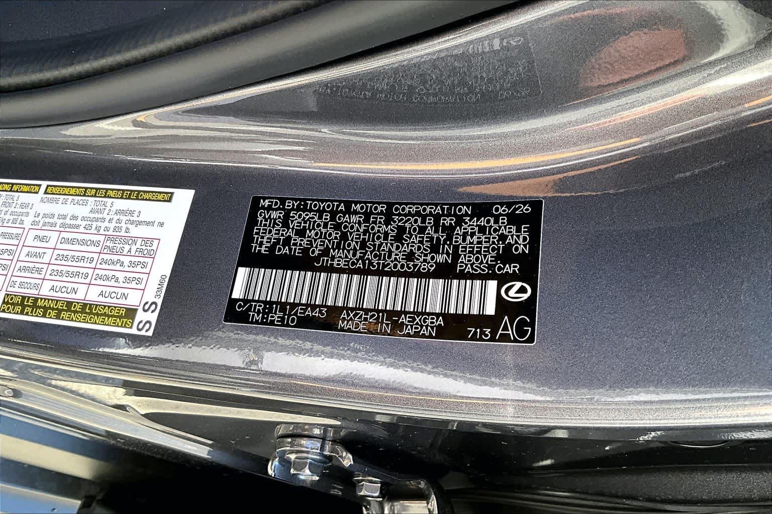 New 2026 Lexus ES 350h w/ Convenience Package FWD image 17