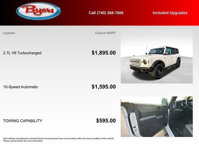 Used 2021 Ford Bronco Black Diamond AWD/4WD image 5