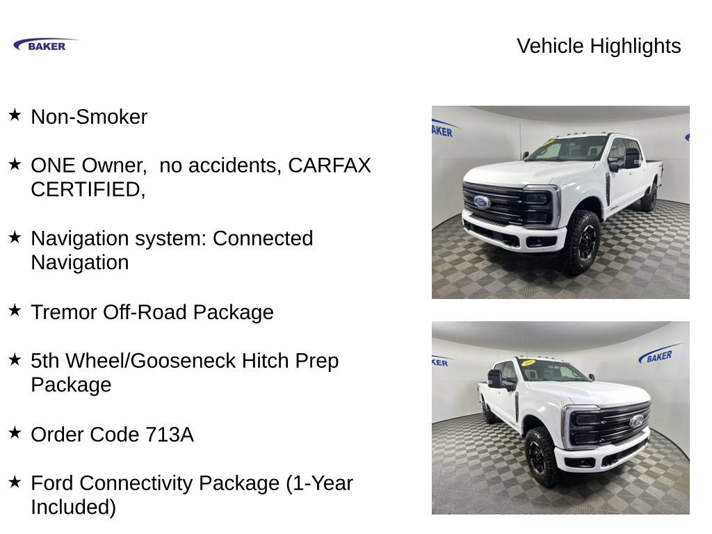 Used 2026 Ford F350 Platinum w/ Tremor Off-Road Package AWD/4WD image 4