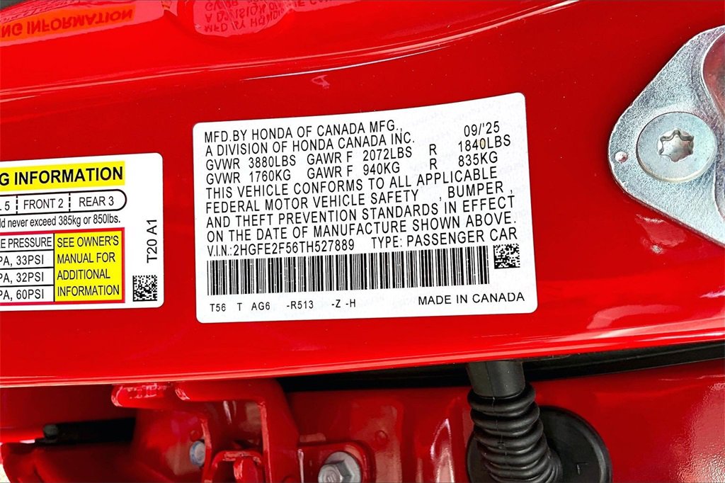 Used 2026 Honda Civic Sport image 35