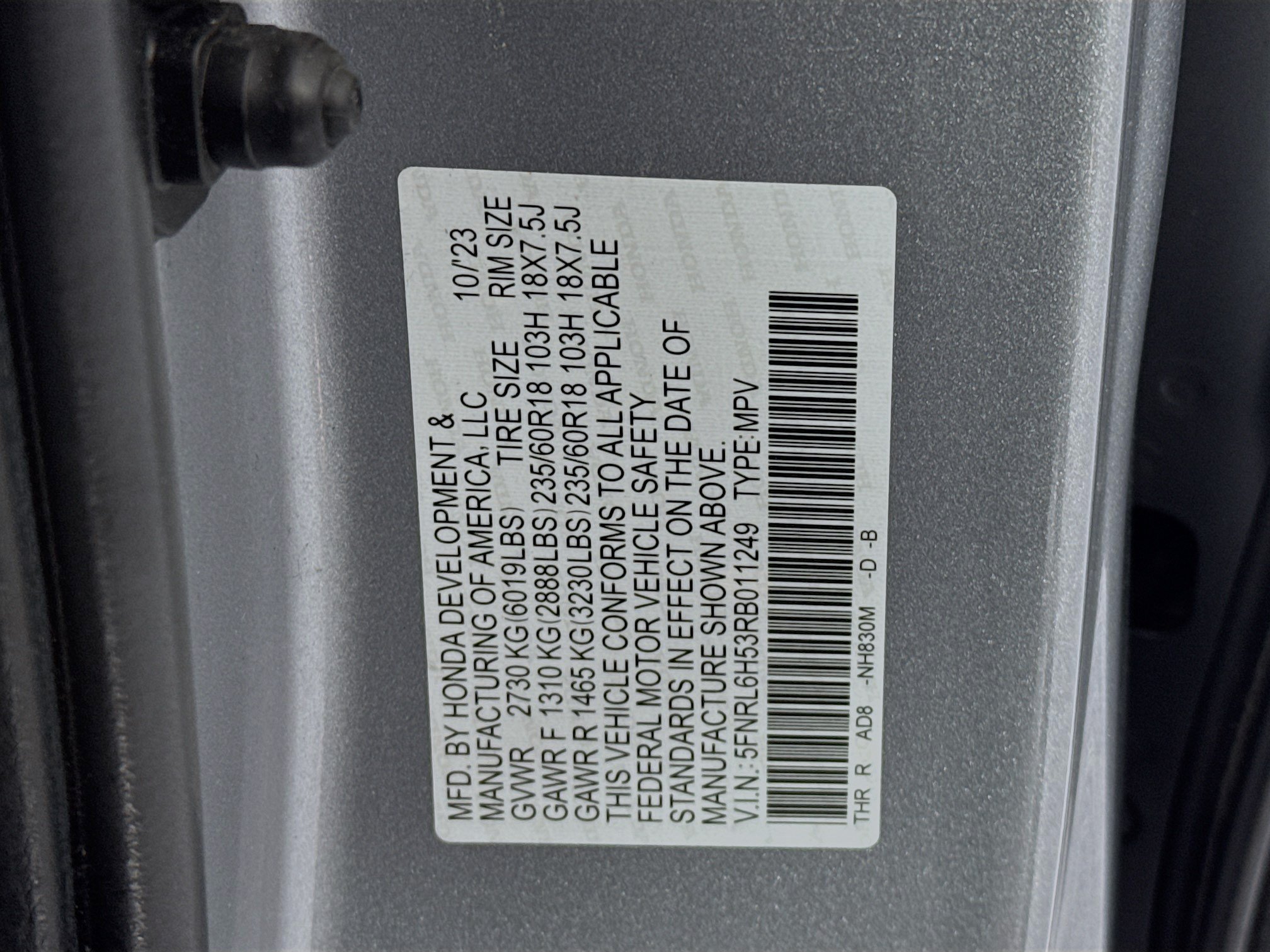 Certified 2024 Honda Odyssey EX image 32