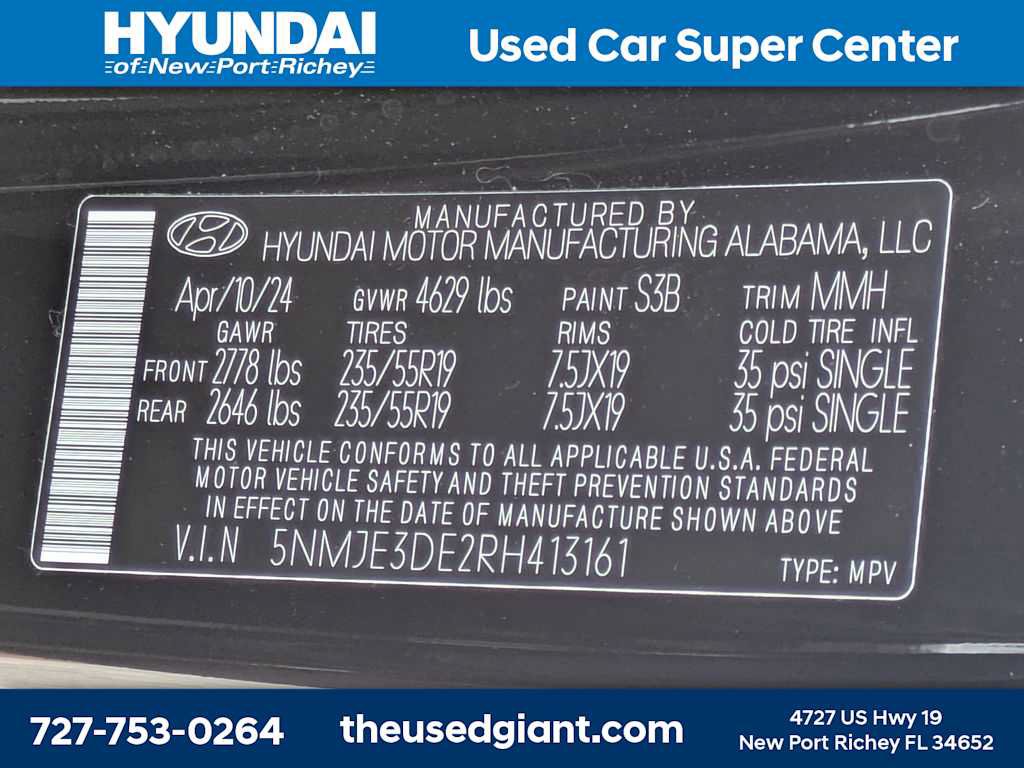 Certified 2024 Hyundai Tucson Limited FWD image 46