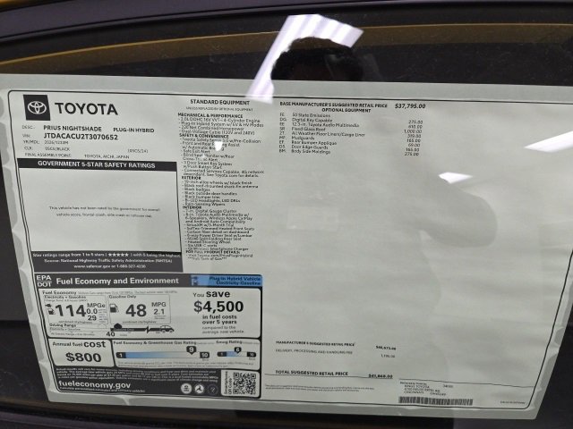 New 2026 Toyota Prius Plug-In Hybrid image 7