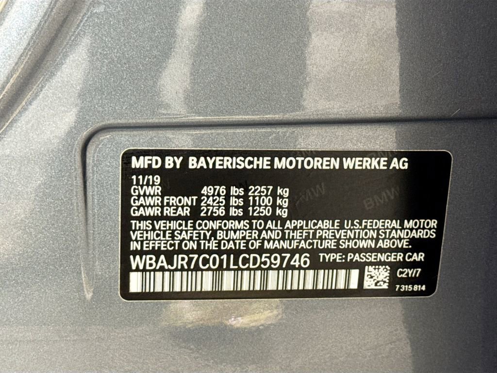 Used 2020 BMW 530i xDrive w/ Convenience Package AWD/4WD image 42