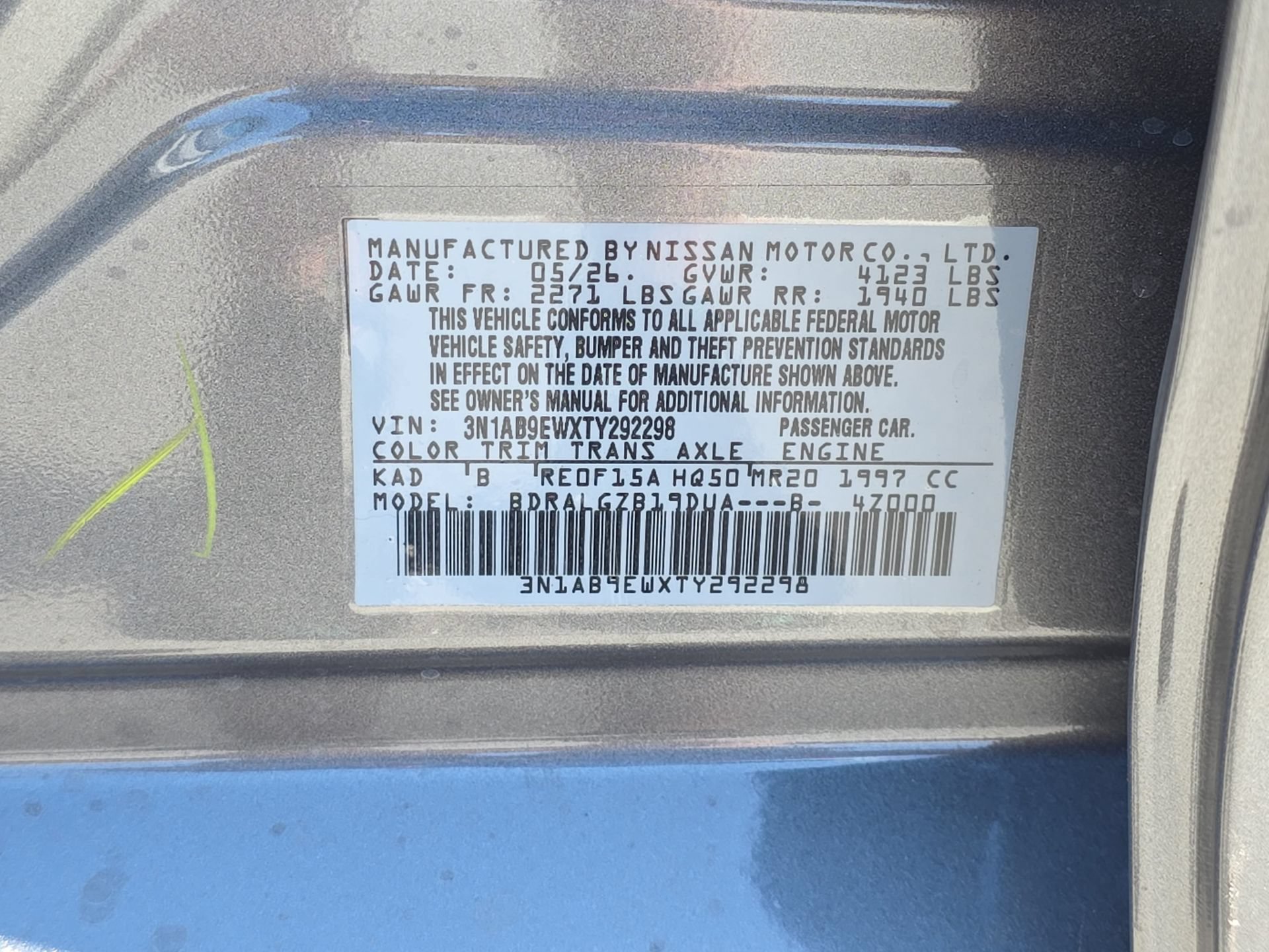 New 2026 Nissan Sentra SL w/ Floor Mat Package FWD image 32