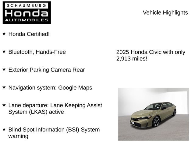 Certified 2025 Honda Civic Sport Touring image 7