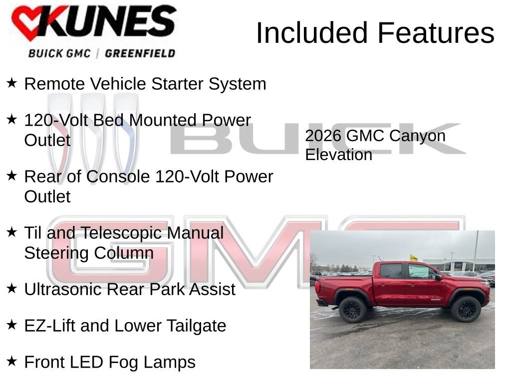 New 2026 GMC Canyon Elevation w/ Convenience Package image 4