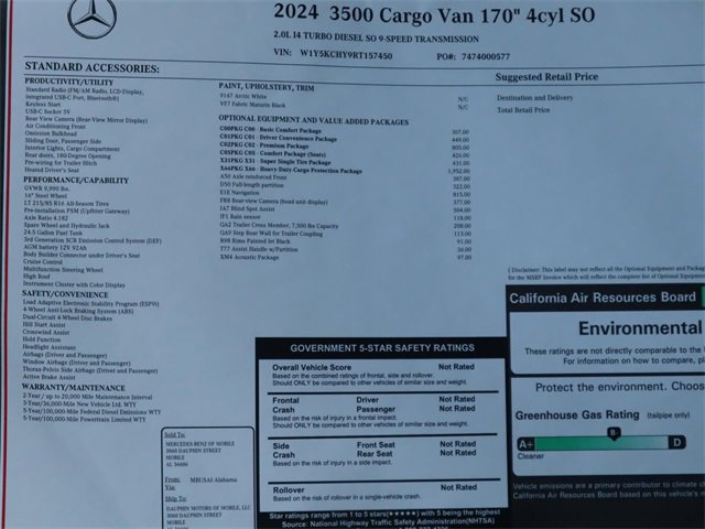 Used 2024 Mercedes-Benz Sprinter 3500 image 16