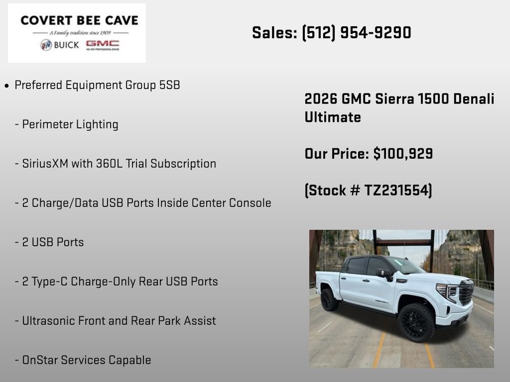 New 2026 GMC Sierra 1500 Denali Ultimate AWD/4WD image 30
