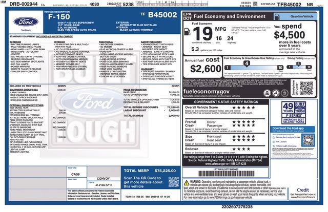 New 2026 Ford F150 Lariat w/ Equipment Group 502A High AWD/4WD image 23