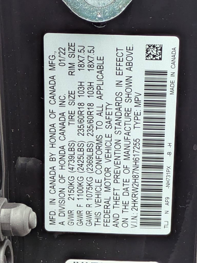 Certified 2022 Honda CR-V EX-L image 25