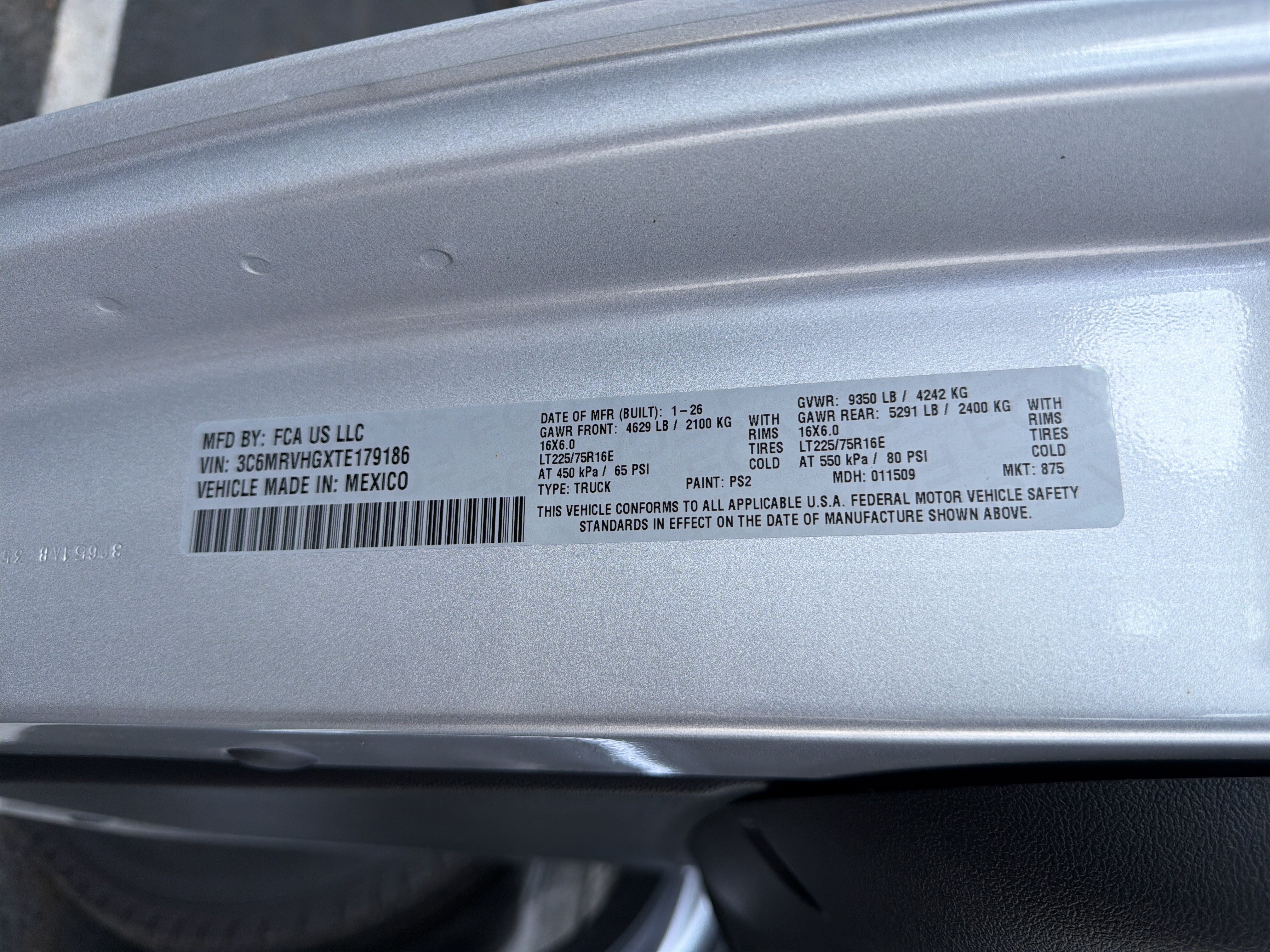 Used 2026 RAM ProMaster 3500 w/ Safety Group FWD image 37